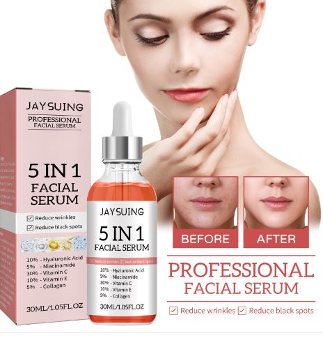 5-in-1 Anti-Wrinkle Brightening Facial Serum
