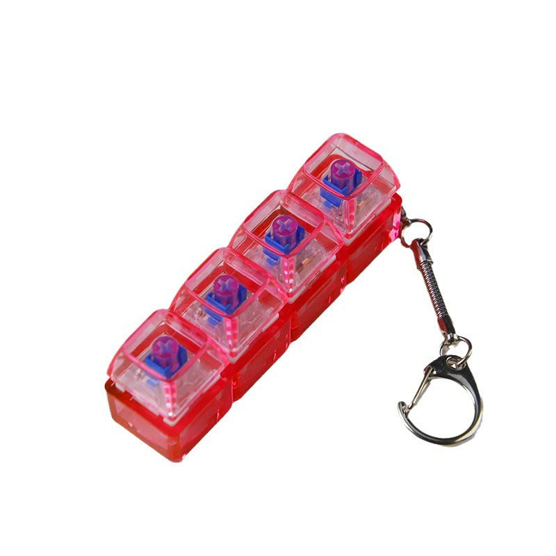 LED Light-Up Transparent Shaft Tester Fidget Toy
