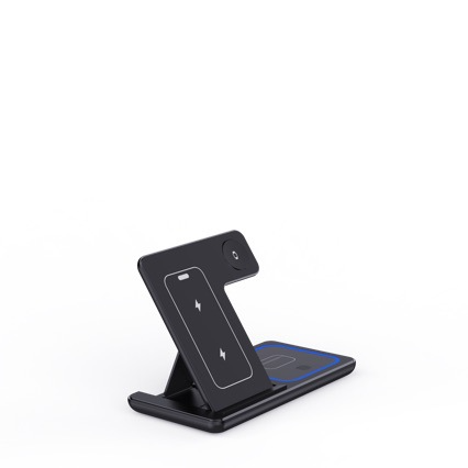 3-in-1 Foldable LED Wireless Charging Station
