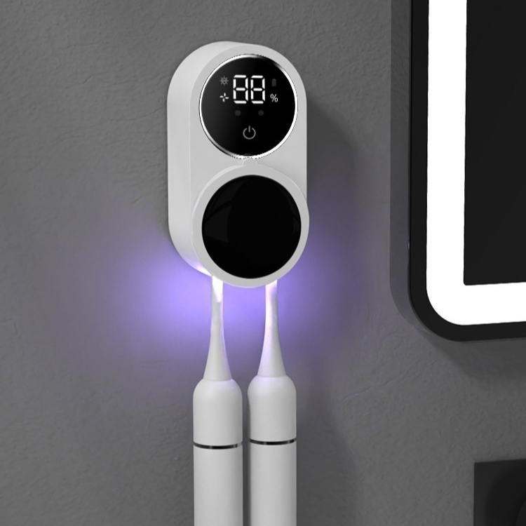 UV Toothbrush Sanitizer & Organizer — Kills 99.9% of Germs