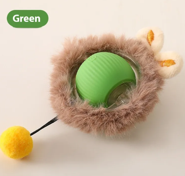 PurrPlay Self-Rolling Interactive Cat Toy Ball