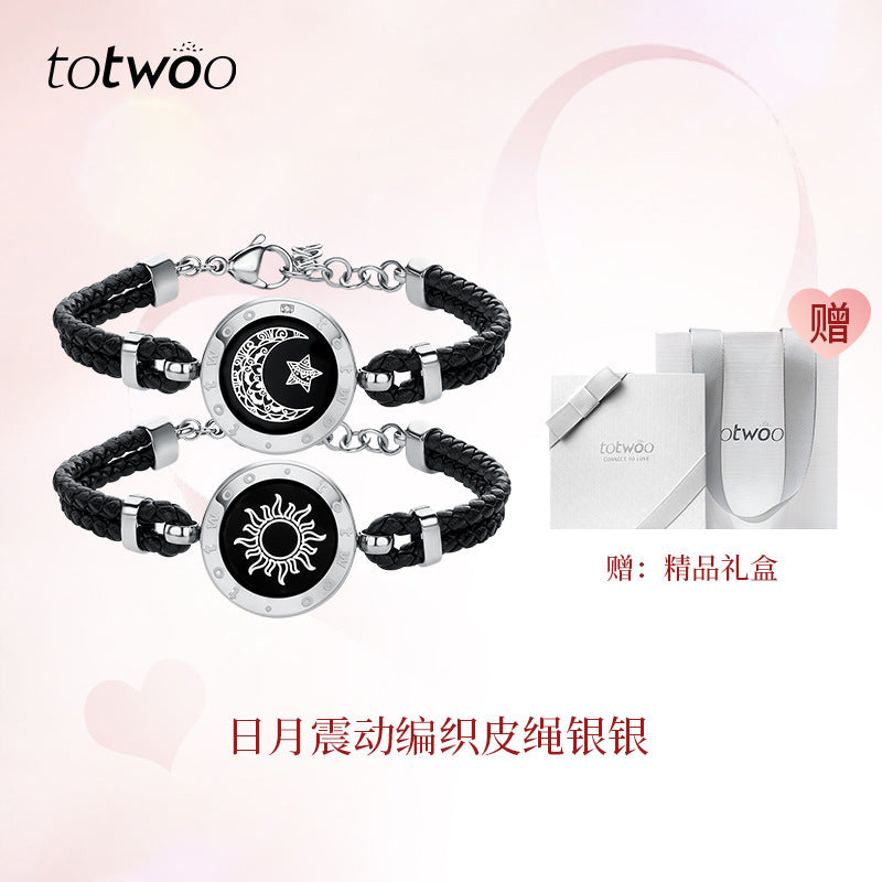 Totwoo Couples Smart Bracelet — Long-Distance Touch & Vibration
