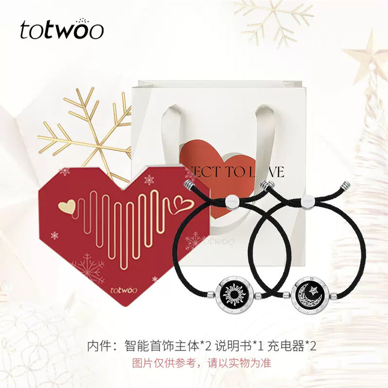 Totwoo Couples Smart Bracelet — Long-Distance Touch & Vibration