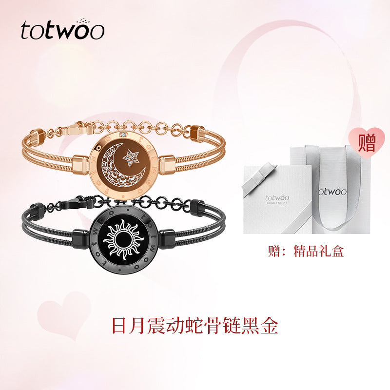 Totwoo Couples Smart Bracelet — Long-Distance Touch & Vibration