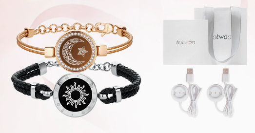 Totwoo Couples Smart Bracelet — Long-Distance Touch & Vibration