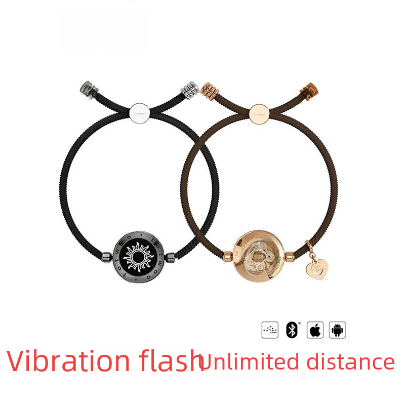 Totwoo Couples Smart Bracelet — Long-Distance Touch & Vibration