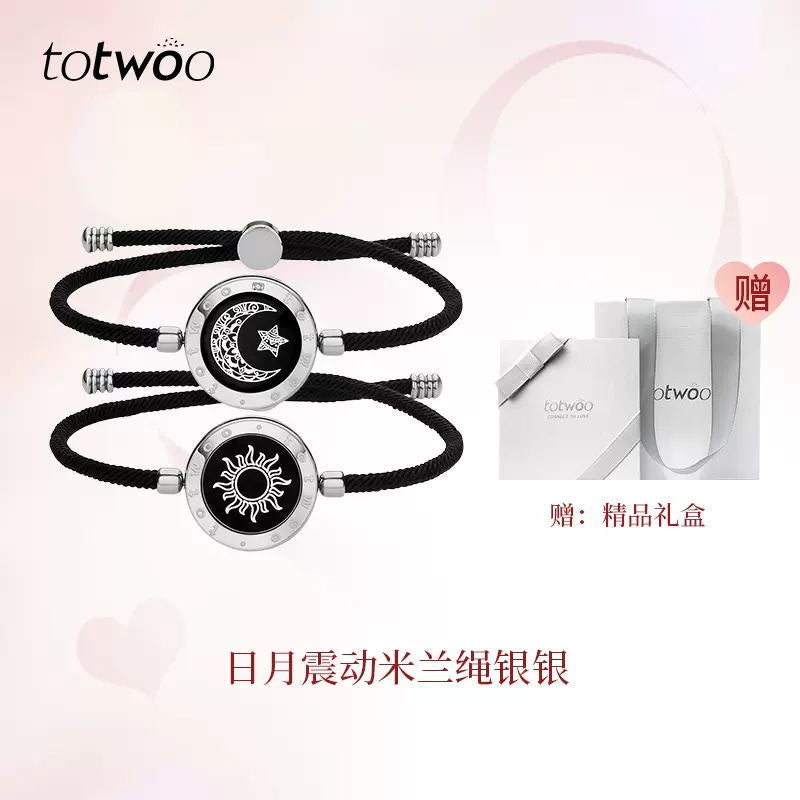 Totwoo Couples Smart Bracelet — Long-Distance Touch & Vibration