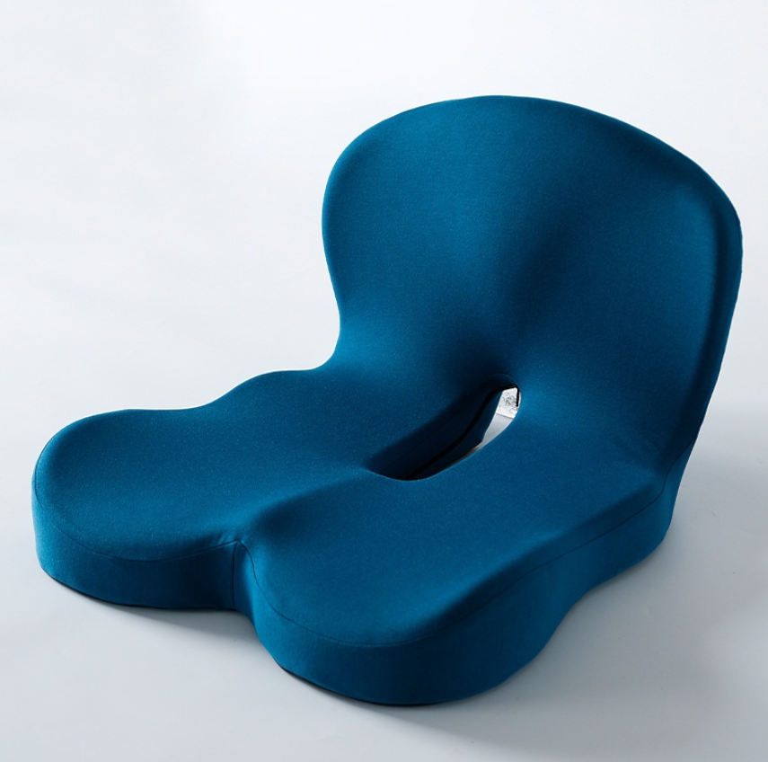 Memory Foam Ergonomic Seat Cushion — Posture & Pressure Relief