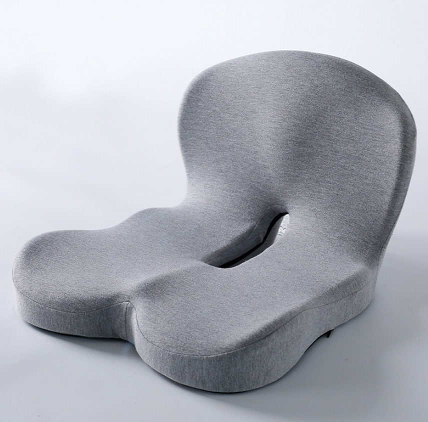 Memory Foam Ergonomic Seat Cushion — Posture & Pressure Relief