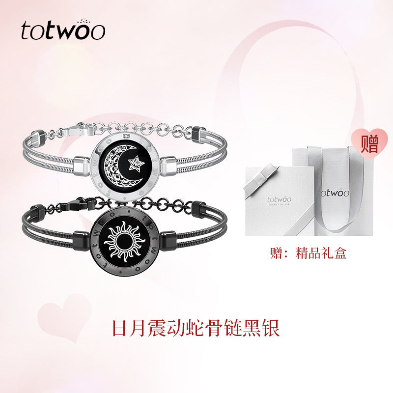Totwoo Couples Smart Bracelet — Long-Distance Touch & Vibration