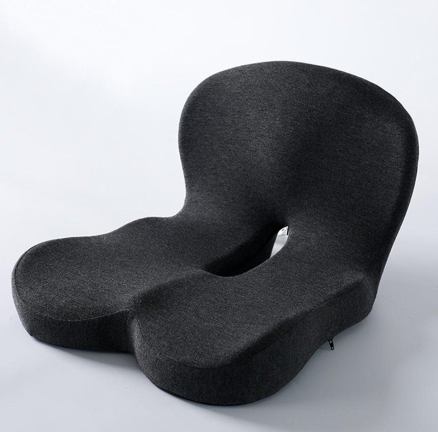 Memory Foam Ergonomic Seat Cushion — Posture & Pressure Relief