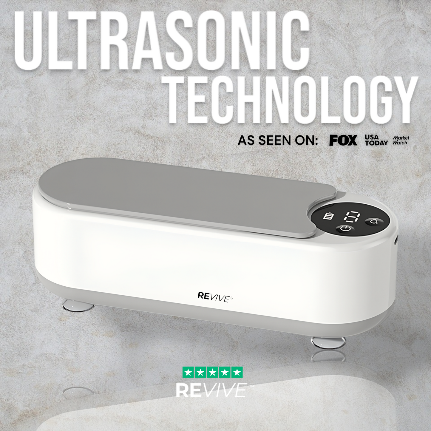 Ultrasonic Retainer & Dental Appliance Cleaner