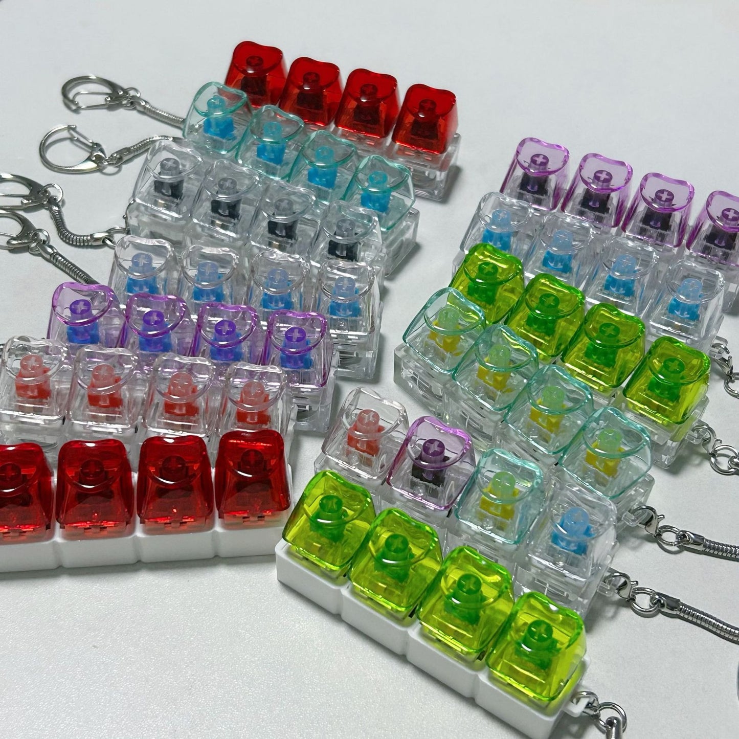 LED Light-Up Transparent Shaft Tester Fidget Toy