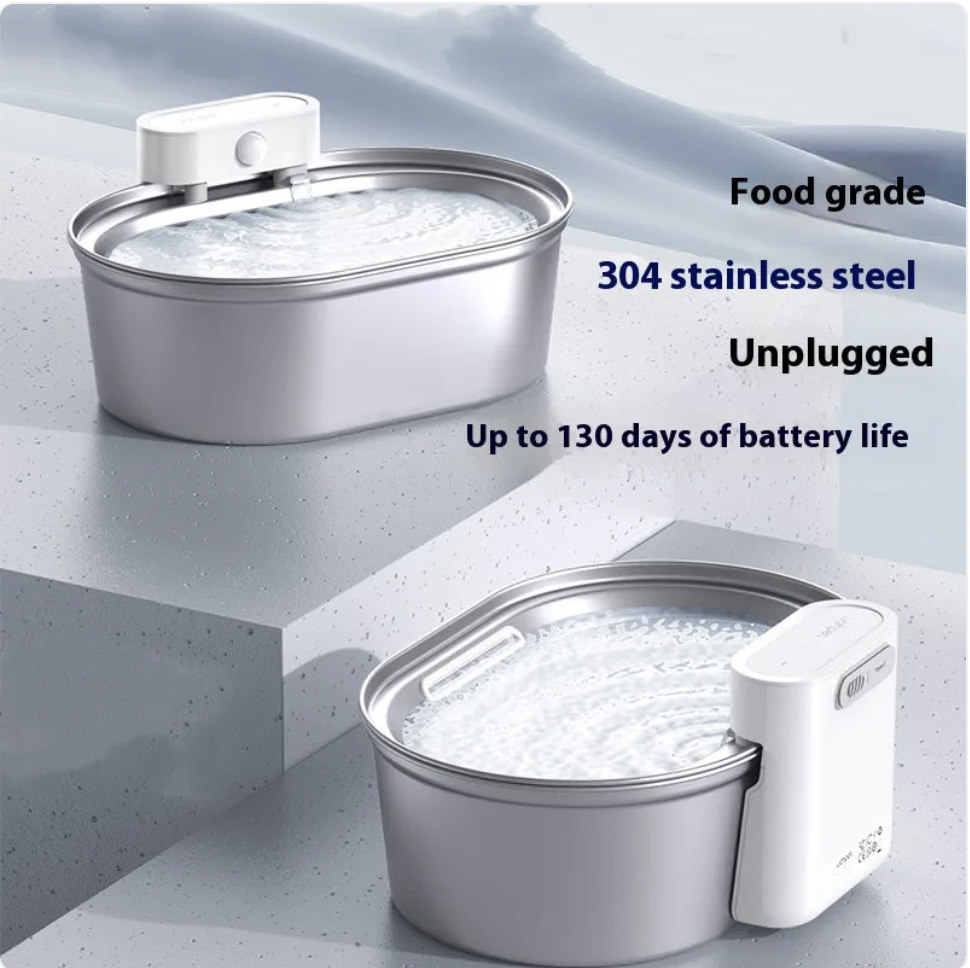 Uha Stainless Steel Automatic Pet Water Dispenser