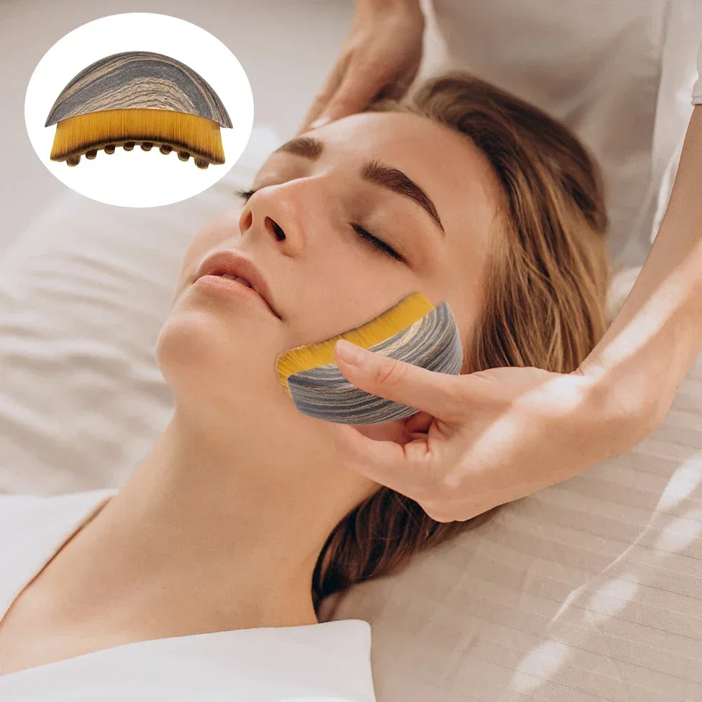 Lymphatic Contour Face Brush, Lymphatic Drainage Massager Facial Massager Face Chin Skin Sculpting Tool for Face,Ergonomically
