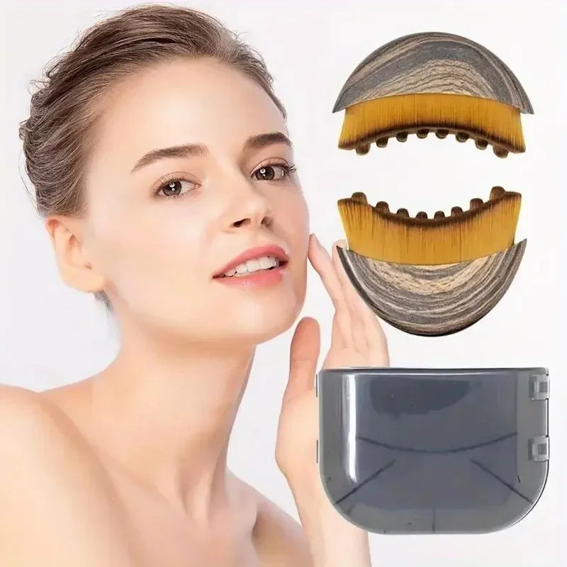 Lymphatic Contour Face Brush, Lymphatic Drainage Massager Facial Massager Face Chin Skin Sculpting Tool for Face,Ergonomically