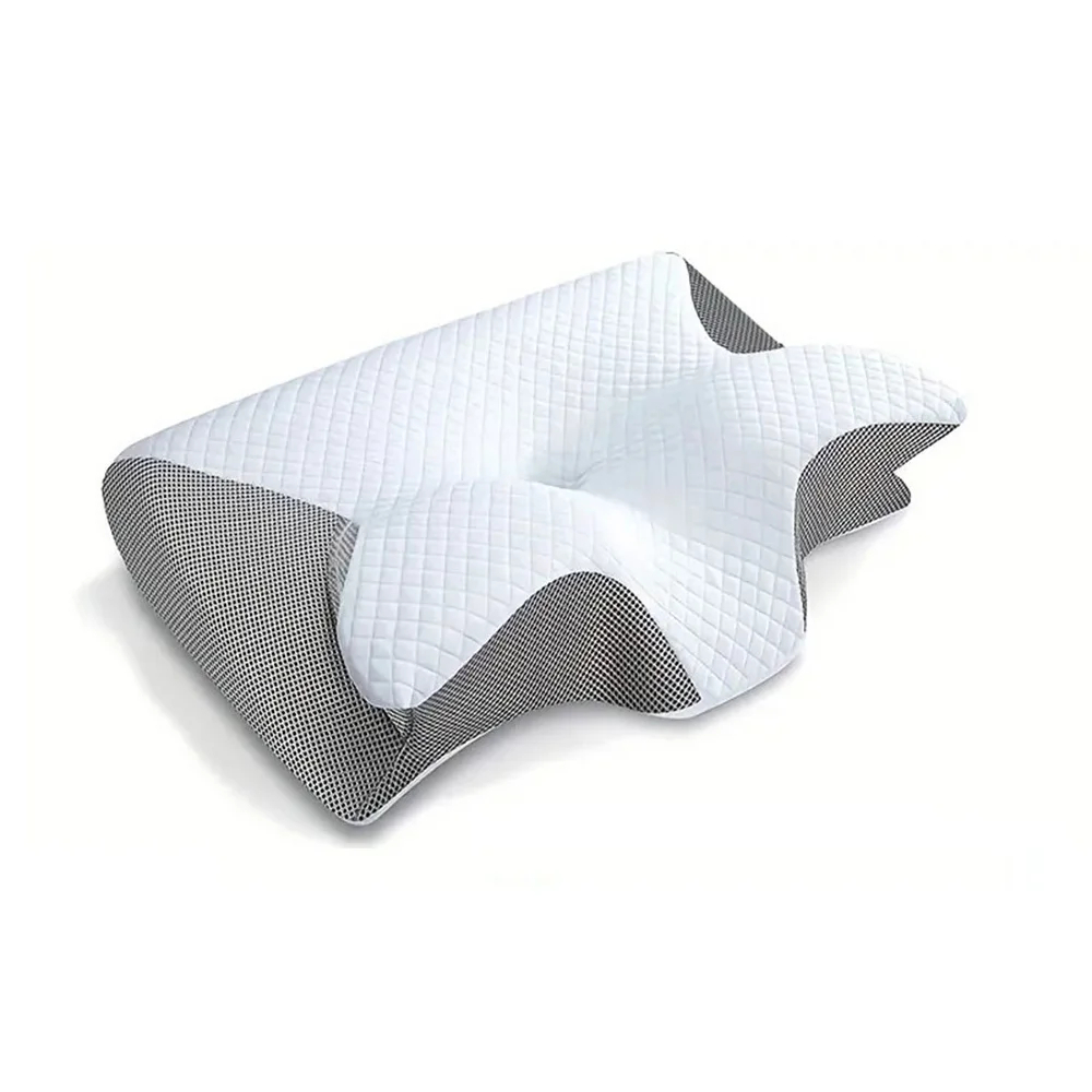 Memory Foam Cervical Neck Pillow — Orthopedic Support for Pain Relief