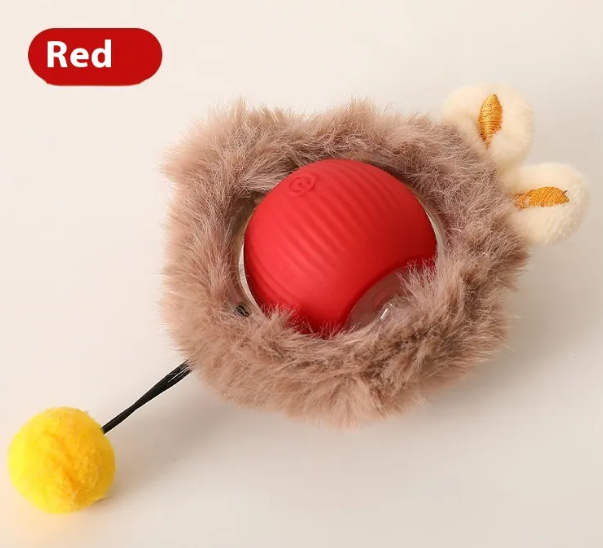 PurrPlay Self-Rolling Interactive Cat Toy Ball