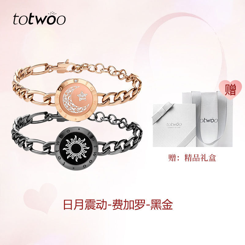 Totwoo Couples Smart Bracelet — Long-Distance Touch & Vibration