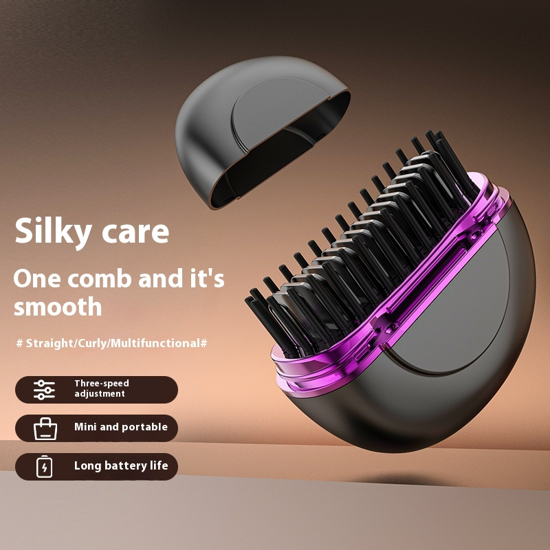 Mini USB Rechargeable Ceramic Hair Straightener — Travel-Ready