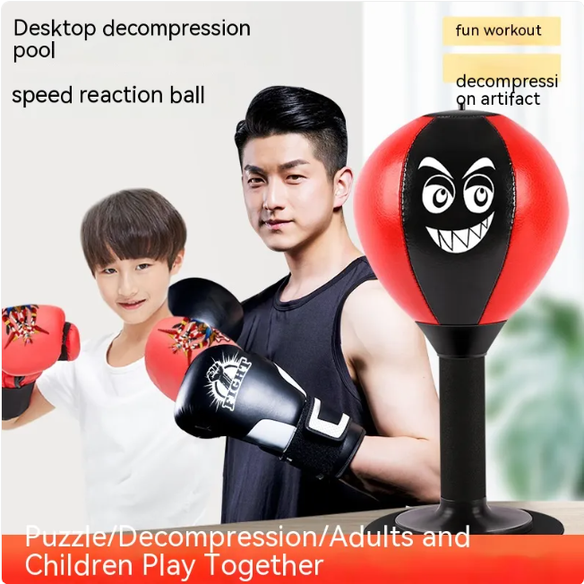 Punch Pal Desktop Speed Ball — Stress Relief & Focus Trainer