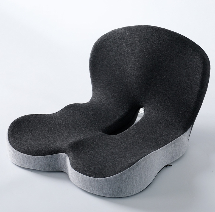 Memory Foam Ergonomic Seat Cushion — Posture & Pressure Relief