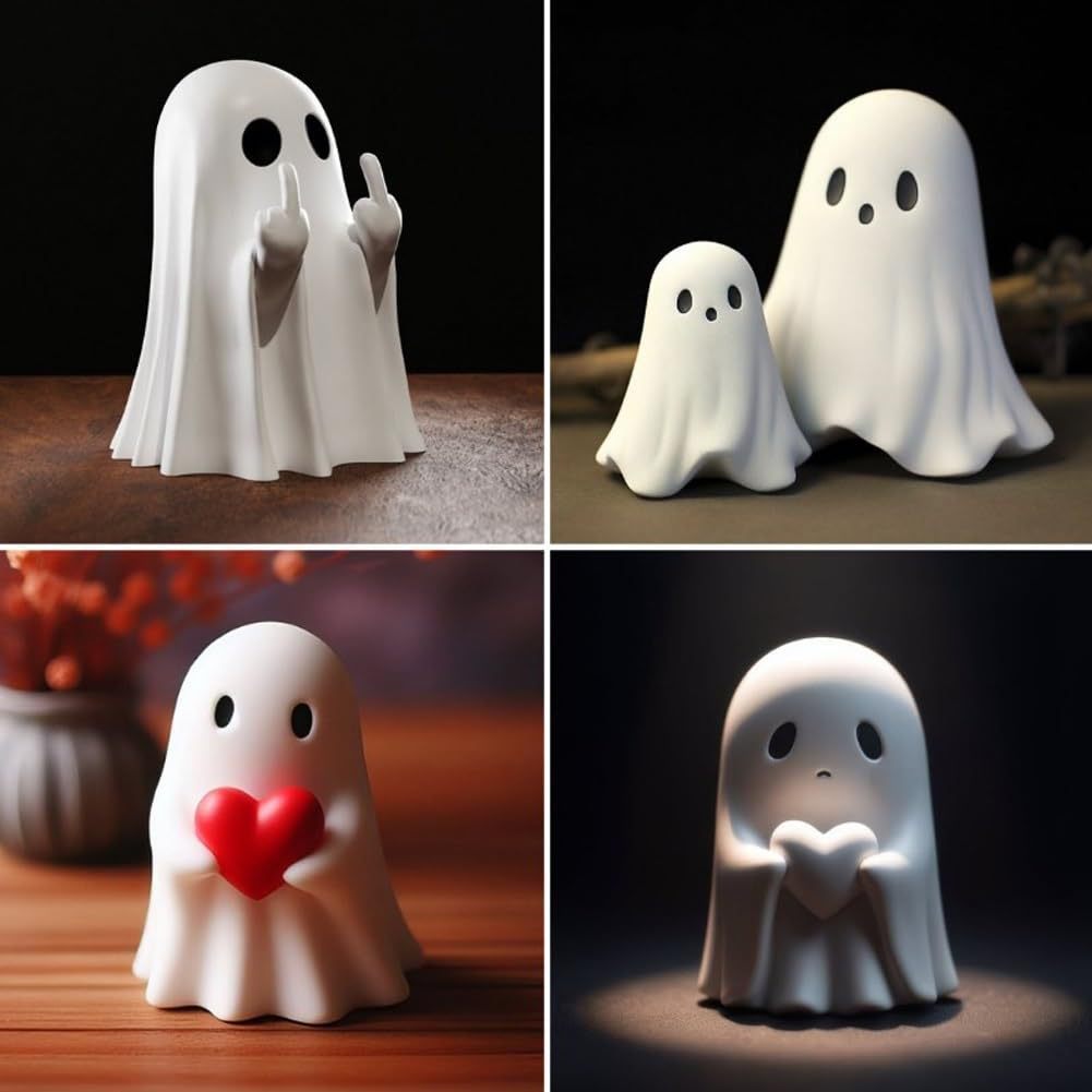 Halloween Ghost Ornament — Cheeky Decorative Statue