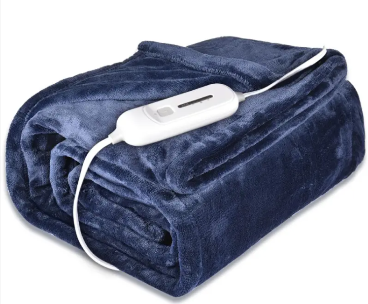 Electric Heated Blanket — 3-Level Warmth, Ultra-Soft Flannel
