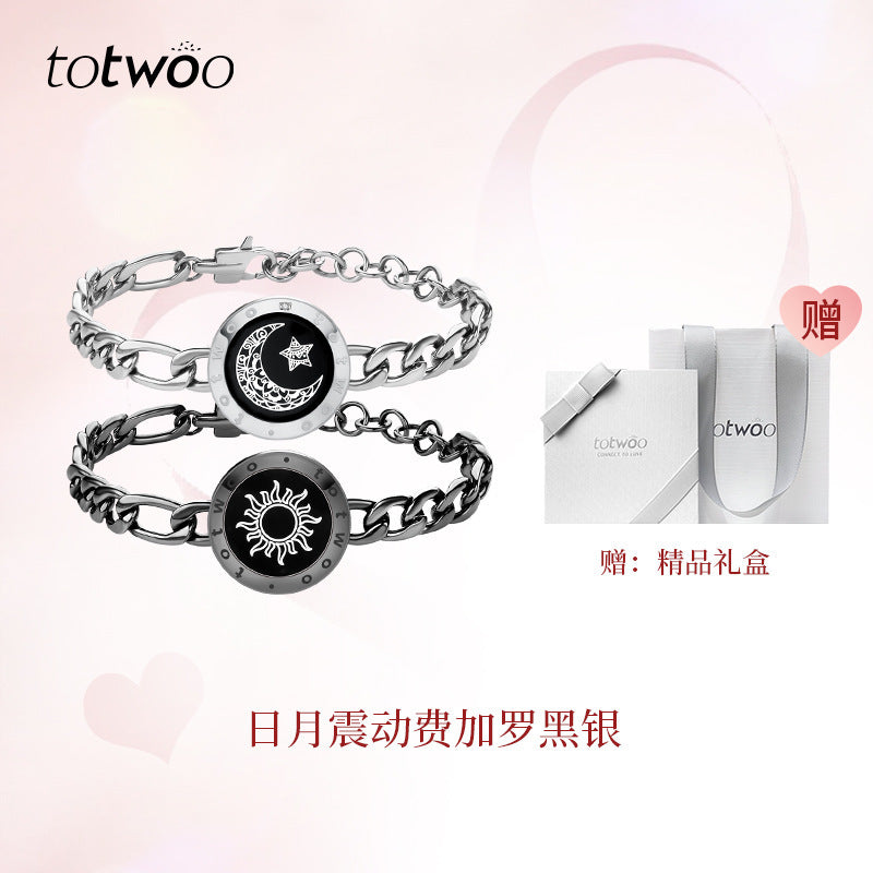 Totwoo Couples Smart Bracelet — Long-Distance Touch & Vibration