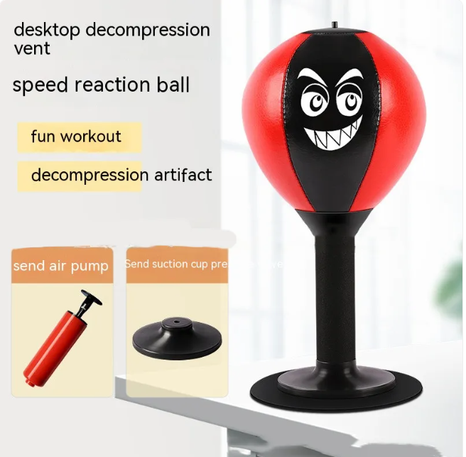 Punch Pal Desktop Speed Ball — Stress Relief & Focus Trainer