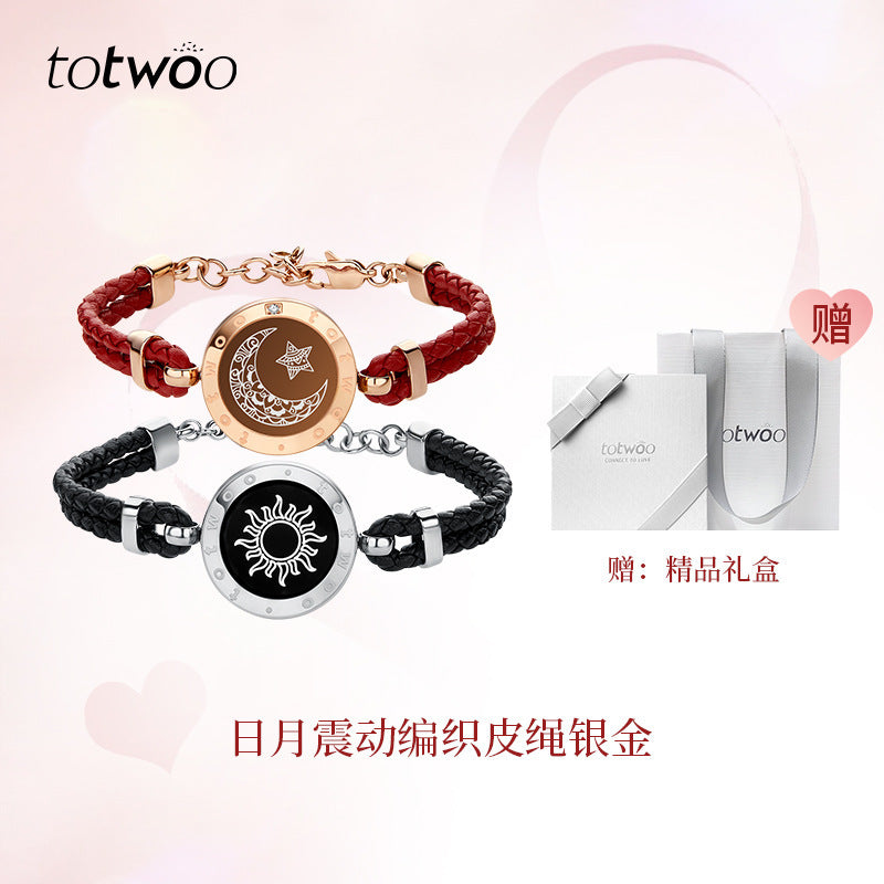 Totwoo Couples Smart Bracelet — Long-Distance Touch & Vibration